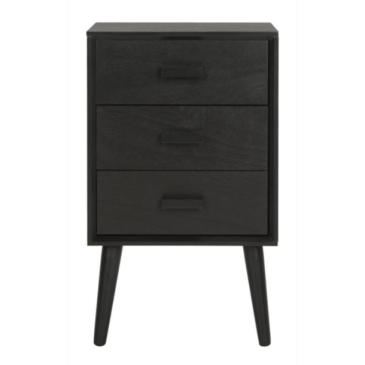 Black Pine Rosetta Mid-Century Accent Table