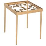 Gold Olivia Butterfly Metal Accent Table