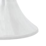 Silver Aluminum Round Gulia Accent Table