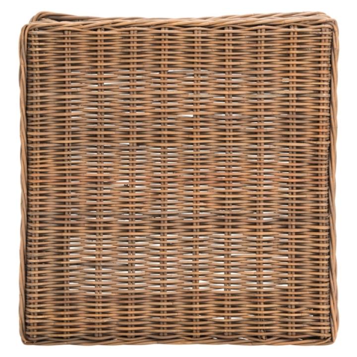 Brown Rattan Walda Accent Table