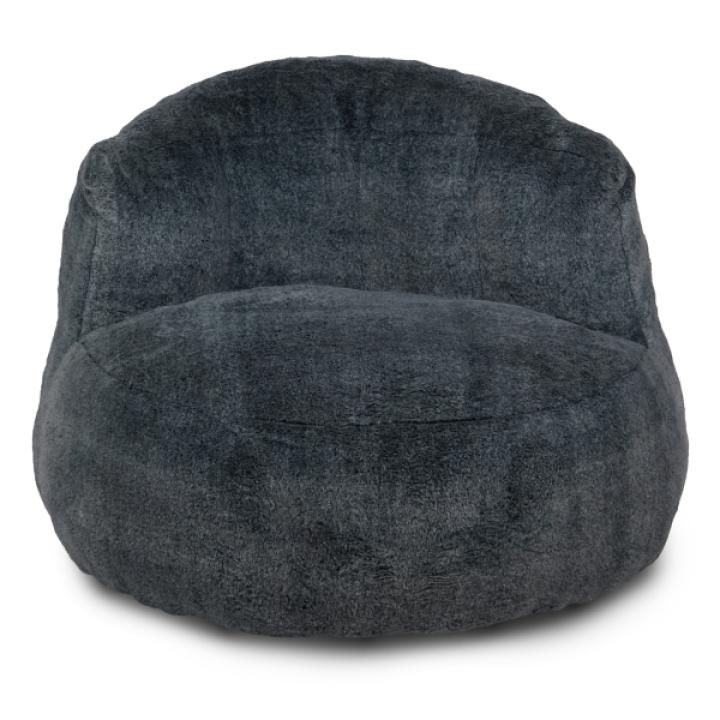Heathered Blue Comfy Foam Lounge Chair