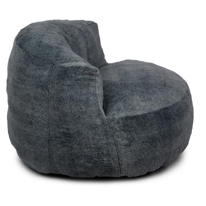 Heathered Blue Comfy Foam Lounge Chair