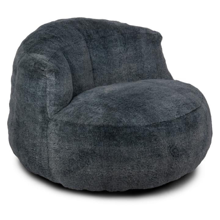 Heathered Blue Comfy Foam Lounge Chair