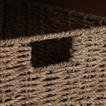 Graywash Upholstered Jeanette Storage Bench