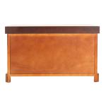 Cherry Upholstered Louella Storage Bench
