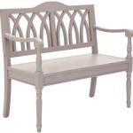 Mandy Quartz Gray Wooden Bench