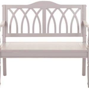 Mandy Quartz Gray Wooden Bench