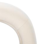 Cream Velvet Modern Lydia Bench