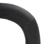 Black Velvet Modern Lydia Bench