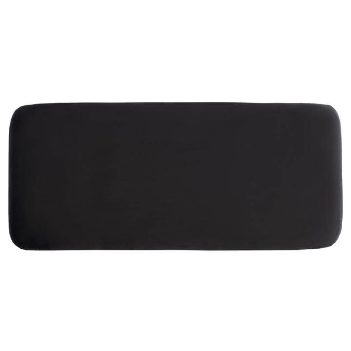 Black Velvet Modern Lydia Bench