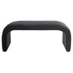 Black Velvet Modern Lydia Bench