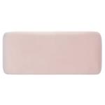 Pink Velvet Modern Lydia Bench