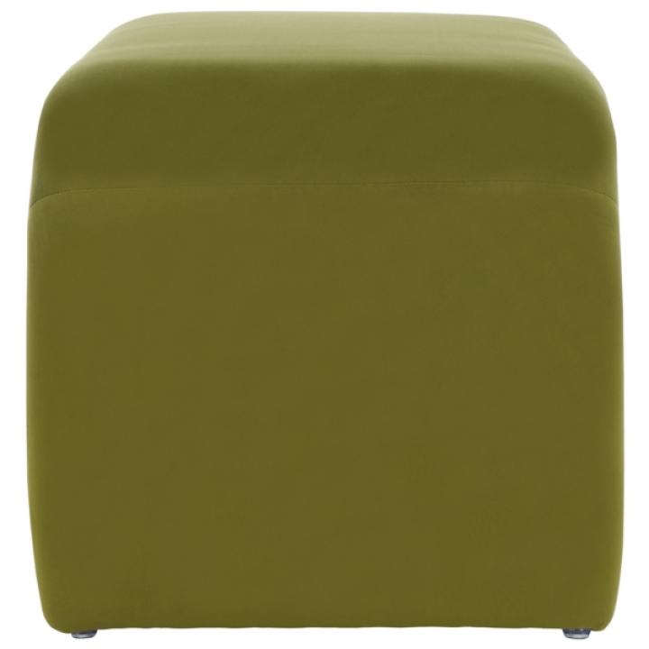 Olive Velvet Modern Lydia Bench