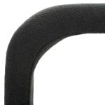 Black Boucle Modern Lydia Bench