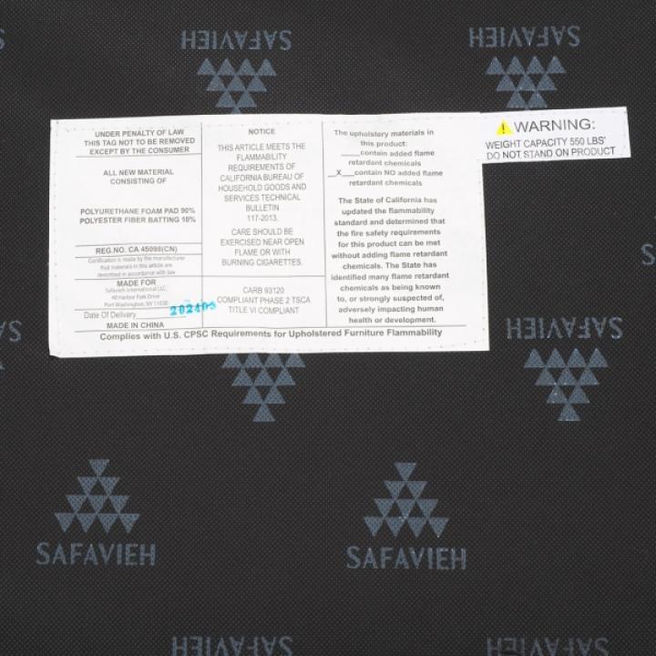 Black Boucle Modern Lydia Bench