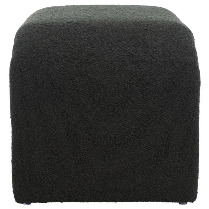 Black Boucle Modern Lydia Bench