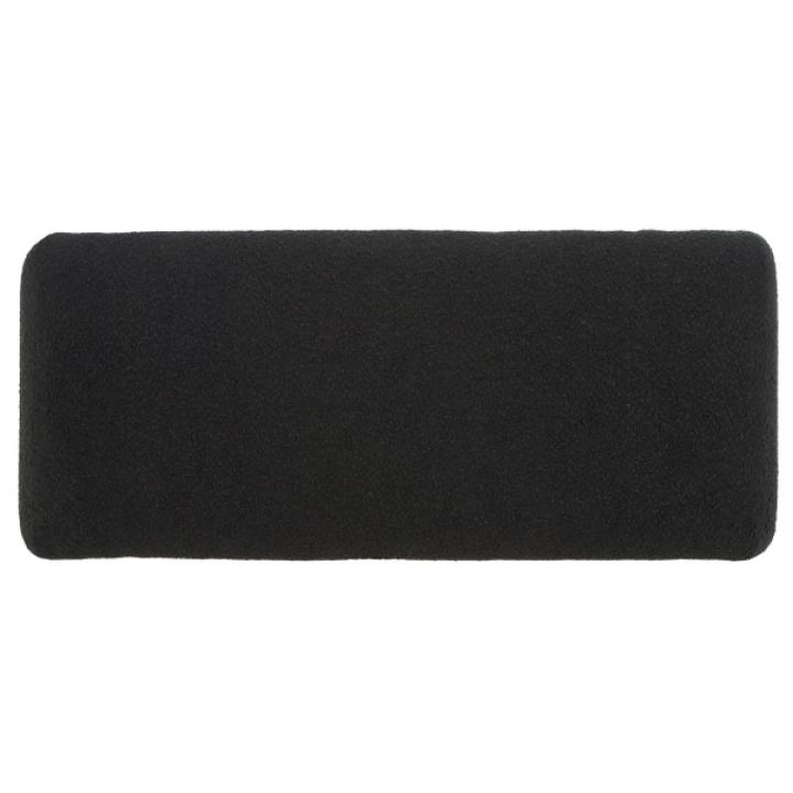 Black Boucle Modern Lydia Bench