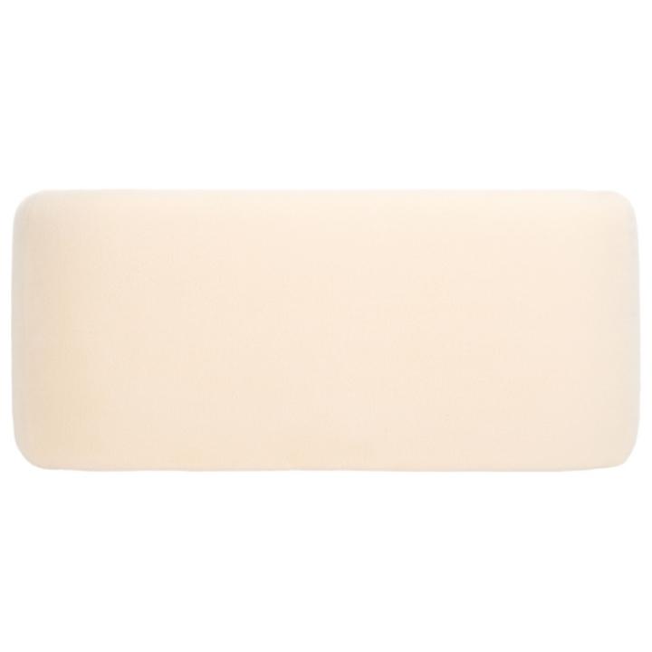 Cream Sherpa Modern Lydia Bench