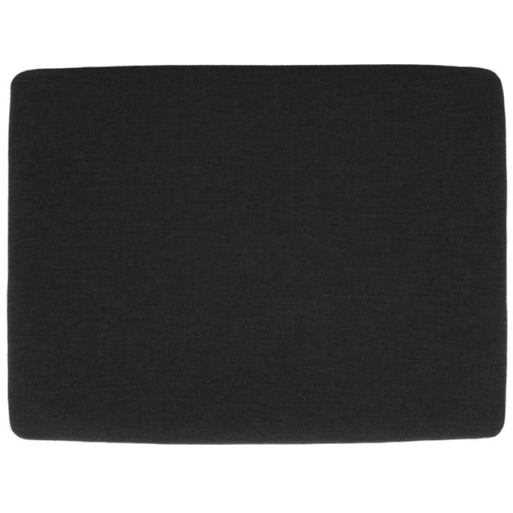 Black Upholstered Margie Open Shelf Bench