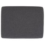 Gray Upholstered Margie Open Shelf Bench