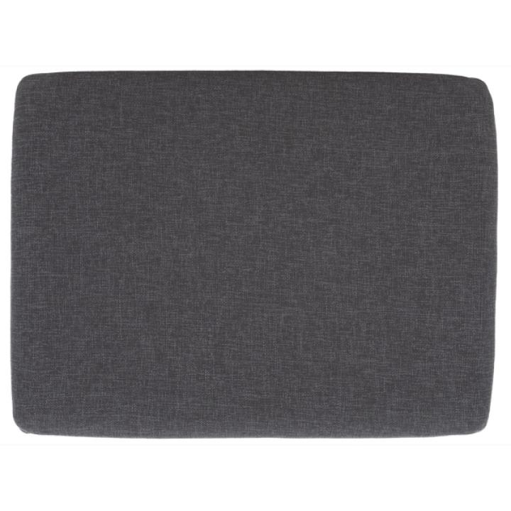 Gray Upholstered Margie Open Shelf Bench