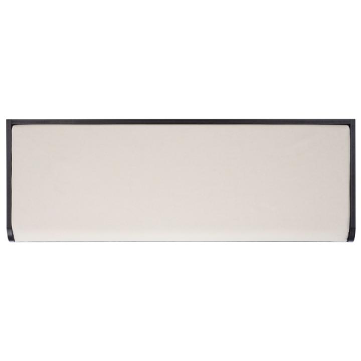 Black Wood Zella Upholstered Storage Bench