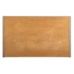 Rustic Oak Wood Irma Open Shelf Bench