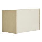 Whitewash Wood Irma Open Shelf Bench