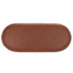 Gray Faux Leather Leota Bench