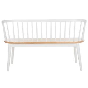 White Wood Spindle Blanchard Bench