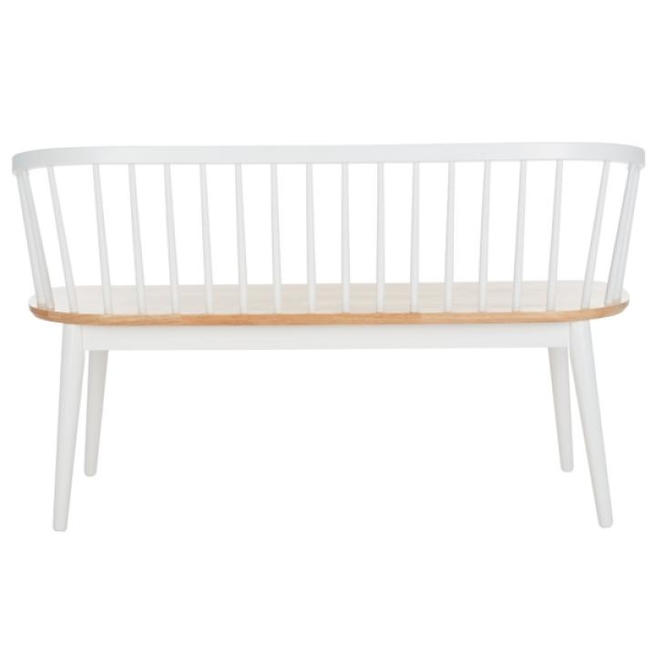 White Wood Spindle Blanchard Bench