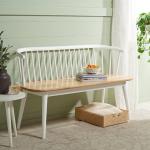 White Wood Spindle Blanchard Bench