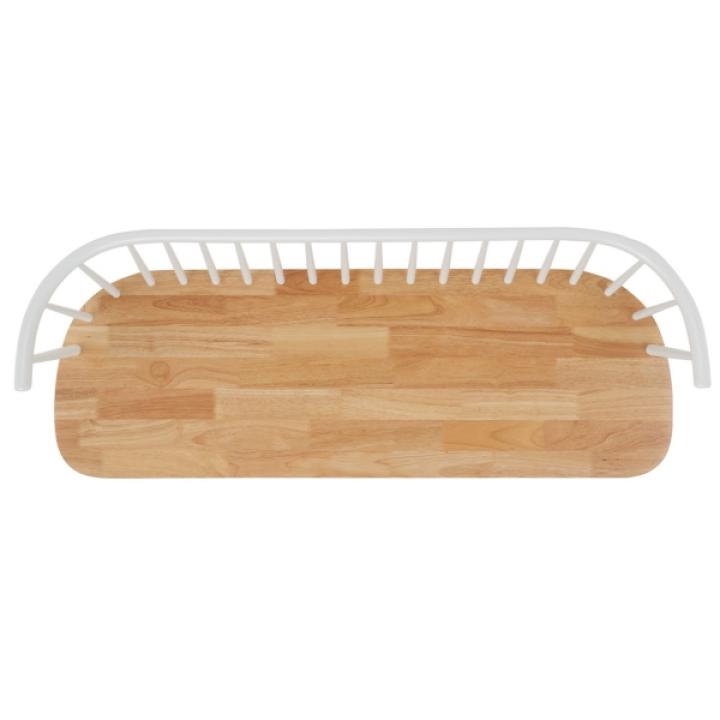 White Wood Spindle Blanchard Bench