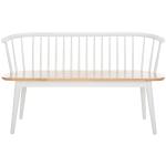 White Wood Spindle Blanchard Bench