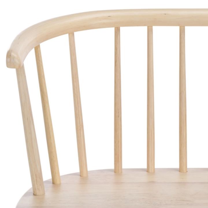 Whitewash Wood Spindle Blanchard Bench