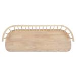 Whitewash Wood Spindle Blanchard Bench