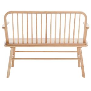 Natural Wood Spindle Chelsea Bench