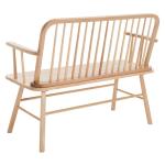 Natural Wood Spindle Chelsea Bench
