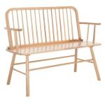 Natural Wood Spindle Chelsea Bench