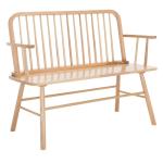 Natural Wood Spindle Chelsea Bench