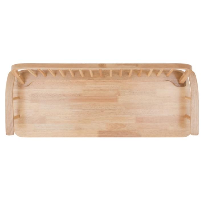 Natural Wood Spindle Chelsea Bench