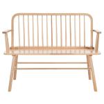 Natural Wood Spindle Chelsea Bench