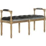 Gray Tufted Velvet Annette Bench