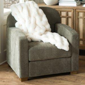 Hunter Dusty Green Upholstered Armchair
