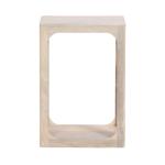 White Wood Dahl Accent Table