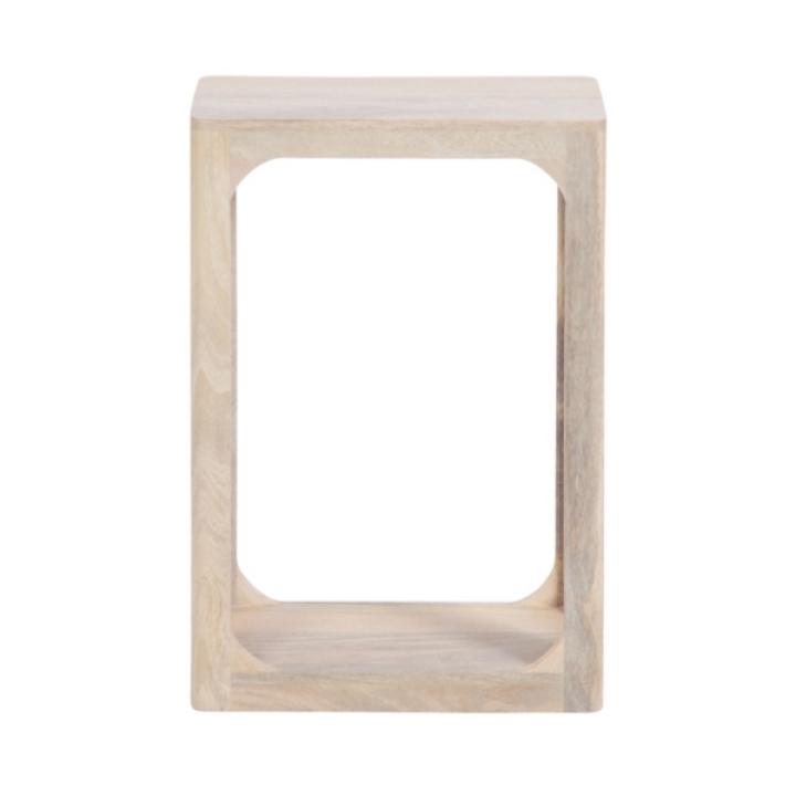 White Wood Dahl Accent Table