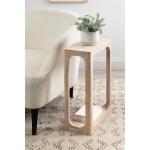 White Wood Dahl Accent Table