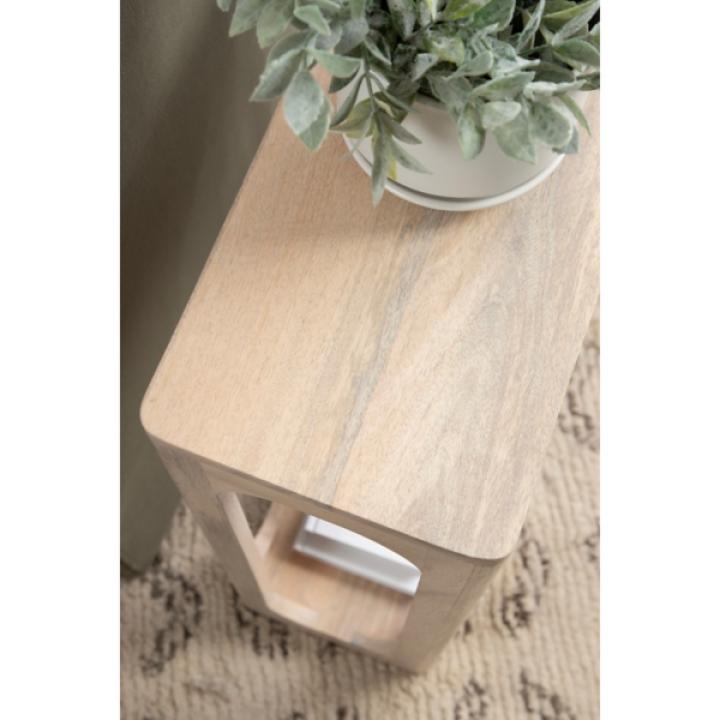 White Wood Dahl Accent Table