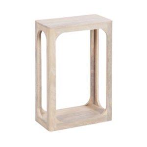 White Wood Dahl Accent Table