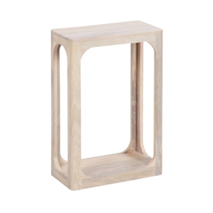 White Wood Dahl Accent Table